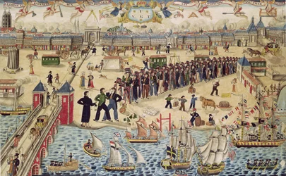 Carpenter Apprentices at the end of their Tour, 1826